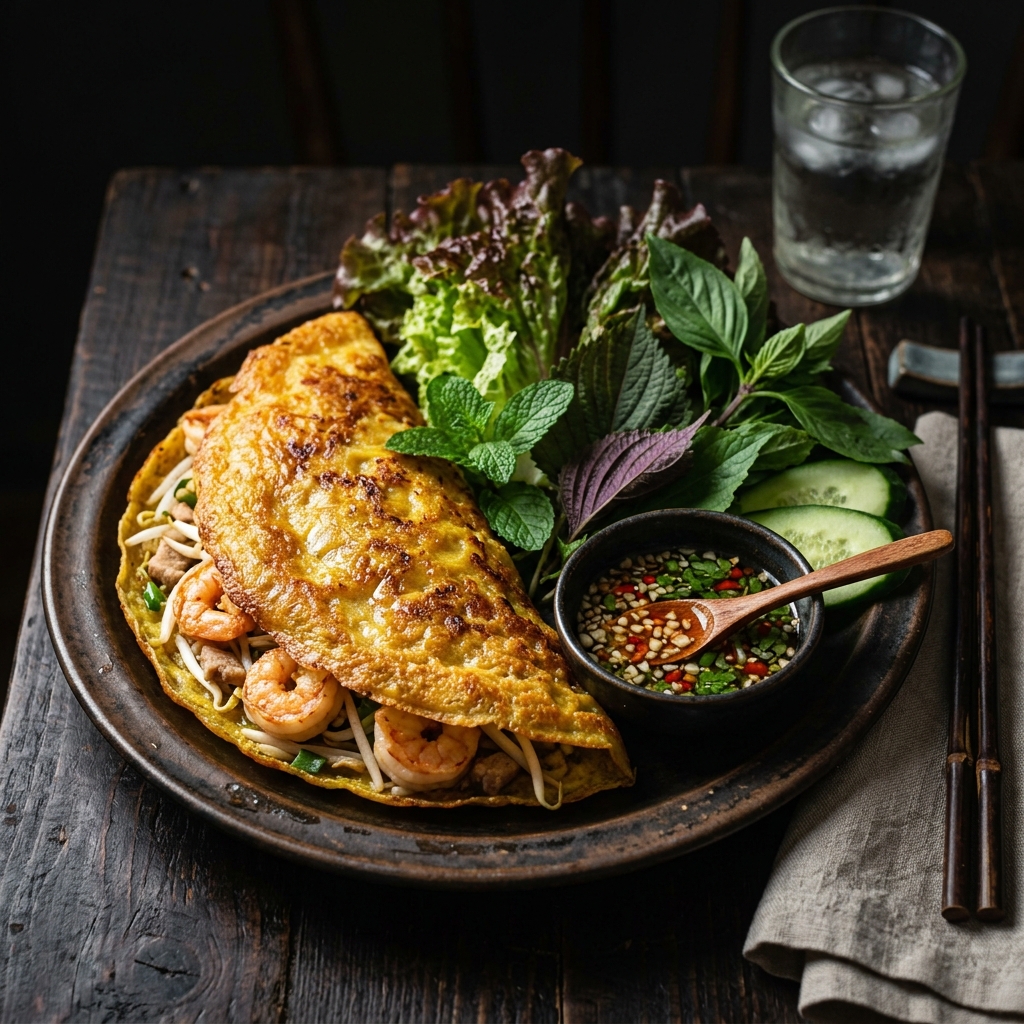 C. The Crispy & Seafood Banh Hoi Platter (Mot banh hoi dac biet)